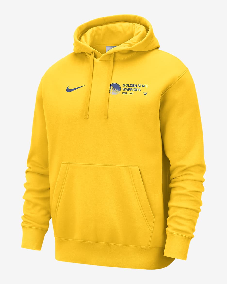 Golden State Warriors Club Courtside Men s Nike NBA Pullover Hoodie. Nike